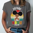 Future HBCU Grad Graduate Afro Girl College Graduation Unisex Jersey T-Shirt