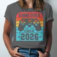 Game Over Class Of 2026 Shirt Students Last Day Graduation Unisex Jersey T-Shirt