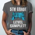 Gamer Graduation 5th Grade Level Complete Video Games Boys Unisex Jersey T-Shirt
