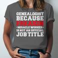 Genealogist Miracle Worker Genealogy Graduation Unisex Jersey T-Shirt
