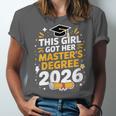 This Girl Got Her Masters Degree Graduation Mastered It 2026 Unisex Jersey T-Shirt