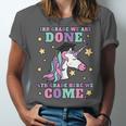 Girls 3rd Grade Graduation Magical Unicorn Unisex Jersey T-Shirt