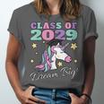 Girls Class Of 2029 Magical Unicorn Graduation Cap Unisex Jersey T-Shirt