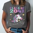 Girls Class Of 2041 Magical Unicorn Graduation Cap Unisex Jersey T-Shirt