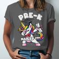 Girls Dabbing Unicorn Pre-K PreSchool Nailed It Graduation Unisex Jersey T-Shirt
