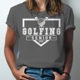 Golf Senior Night Golf Senior 2025 Graduation 6 Unisex Jersey T-Shirt