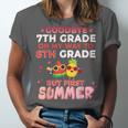 Goodbye 7th Grade Graduation To 8th Grade Hello Summer Unisex Jersey T-Shirt