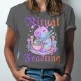 Goth Capybara Ramen Ritual Feasting Soft Introvert Art Unisex Jersey T-Shirt Goth Capybara Ramen Ritual Feasting Soft Introvert Art Unisex Jersey T-Shirt