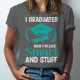 I Graduated Smart Graduation Student College University Unisex Jersey T-Shirt