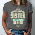 Graduation 2019 TShirt Proud Sister Of A Senior Unisex Jersey T-Shirt