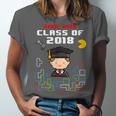 Graduation Class Of 2018 Game Over 8-Bit Gamer Unisex Jersey T-Shirt