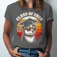 Graduation Day 2025 Graduate Class School Degree College Dog Unisex Jersey T-Shirt