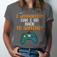 Graduation I Graduated Can I Go Back To Gaming Unisex Jersey T-Shirt