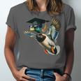 Graduation Mallard Duck Hunter Hunting Season Grad Hunting Unisex Jersey T-Shirt