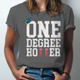Graduation Shirts 2021 2022 One Degree Hotter Graduate Unisex Jersey T-Shirt