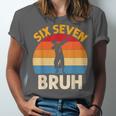 Graduation Six Seven Bruh Dabbing 67 Meme 6 7 Boys Kids Unisex Jersey T-Shirt