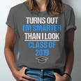 Graduation Turns Out Im Smarter Than I Look Unisex Jersey T-Shirt