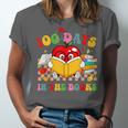 Groovy 100 Days In The Books Reading 100th Day Of School Unisex Jersey T-Shirt Groovy 100 Days In The Books Reading 100th Day Of School Unisex Jersey T-Shirt