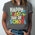 Happy Last Day Of School Teacher Kids Boys Girls Graduation Unisex Jersey T-Shirt