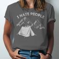 I Hate People Introvert Sarcastic I Love Camping Unisex Jersey T-Shirt I Hate People Introvert Sarcastic I Love Camping Unisex Jersey T-Shirt