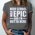 High School Graduate Graduation Party Meme Unisex Jersey T-Shirt