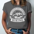 Hiking It's Cheaper Than A Therapy Introvert Shirt Unisex Jersey T-Shirt Hiking It's Cheaper Than A Therapy Introvert Shirt Unisex Jersey T-Shirt
