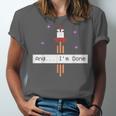 And I'm Done Rocket Graduation Retro Look Unisex Jersey T-Shirt