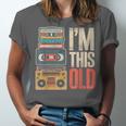 I'm This Old Vintage Cassette Tape Nostalgia Unisex Jersey T-Shirt