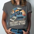 Instant Magic Frozen In Time Retro Camera Nostalgia Unisex Jersey T-Shirt Instant Magic Frozen In Time Retro Camera Nostalgia Unisex Jersey T-Shirt