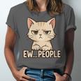 Introvert Anime Cat Ew People Unisex Jersey T-Shirt Introvert Anime Cat Ew People Unisex Jersey T-Shirt