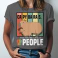 Introvert Capybara Rodent Animal Lover Antisocial Retro Unisex Jersey T-Shirt Introvert Capybara Rodent Animal Lover Antisocial Retro Unisex Jersey T-Shirt