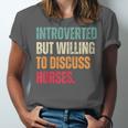 Introvert Cute Horse Lover Horse Riding Equestrian Unisex Jersey T-Shirt