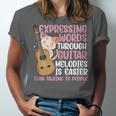 Introvert Guitarist Expressing Words Through Guitar Melody Unisex Jersey T-Shirt Introvert Guitarist Expressing Words Through Guitar Melody Unisex Jersey T-Shirt