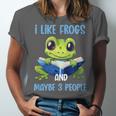 Introvert Herpetologists Amphibian Frog Lover Unisex Jersey T-Shirt Introvert Herpetologists Amphibian Frog Lover Unisex Jersey T-Shirt