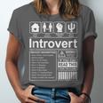 Introvert Label Antisocial Loner Socially Awkward Unisex Jersey T-Shirt