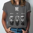 Introvert Relaxation Me Myself And Silence Skulls Unisex Jersey T-Shirt Introvert Relaxation Me Myself And Silence Skulls Unisex Jersey T-Shirt