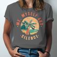 Introvert Relaxation Me Myself And Silence Summer Vacation Men Women Unisex Jersey T-Shirt