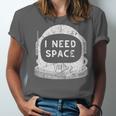 Introvert Space Helmet I Need Space Men Women Unisex Jersey T-Shirt