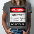 Introvert Warning Danger Do Not Pet Disturb Anti-Social Unisex Jersey T-Shirt Introvert Warning Danger Do Not Pet Disturb Anti-Social Unisex Jersey T-Shirt