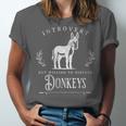 Introvert But Willing To Discuss Donkeys Vintage Retro Unisex Jersey T-Shirt