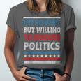Introvert But Willing To Discuss Politics USA Elections 2024 Unisex Jersey T-Shirt