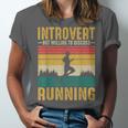 Introvert But Willing To Discuss Running Unisex Jersey T-Shirt