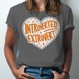 Introverted Extrovert People Hater Calm Peace Lover Unisex Jersey T-Shirt Introverted Extrovert People Hater Calm Peace Lover Unisex Jersey T-Shirt