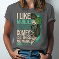 Introverted Murder Shows True Crime Lovers Introvert Unisex Jersey T-Shirt