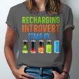 Introverted Recharging Introvert Saying Sarcasm Unisex Jersey T-Shirt Introverted Recharging Introvert Saying Sarcasm Unisex Jersey T-Shirt