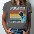 Introverted But Willing To Discuss Sanctuary Moon Unisex Jersey T-Shirt