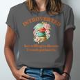Introvert's Passion For French Patisserie Macarons Unisex Jersey T-Shirt