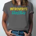Introverts Unite I Introvert Unisex Jersey T-Shirt Introverts Unite I Introvert Unisex Jersey T-Shirt