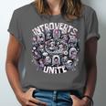 Introverts Unite Quirky Solitude Unisex Jersey T-Shirt Introverts Unite Quirky Solitude Unisex Jersey T-Shirt