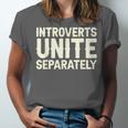 Introverts Unite Separately I Introvert Unisex Jersey T-Shirt Introverts Unite Separately I Introvert Unisex Jersey T-Shirt